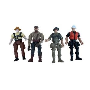 The Corps Elite Triple Threat 4" Action Figure Lot of 4 - Lanard 2003